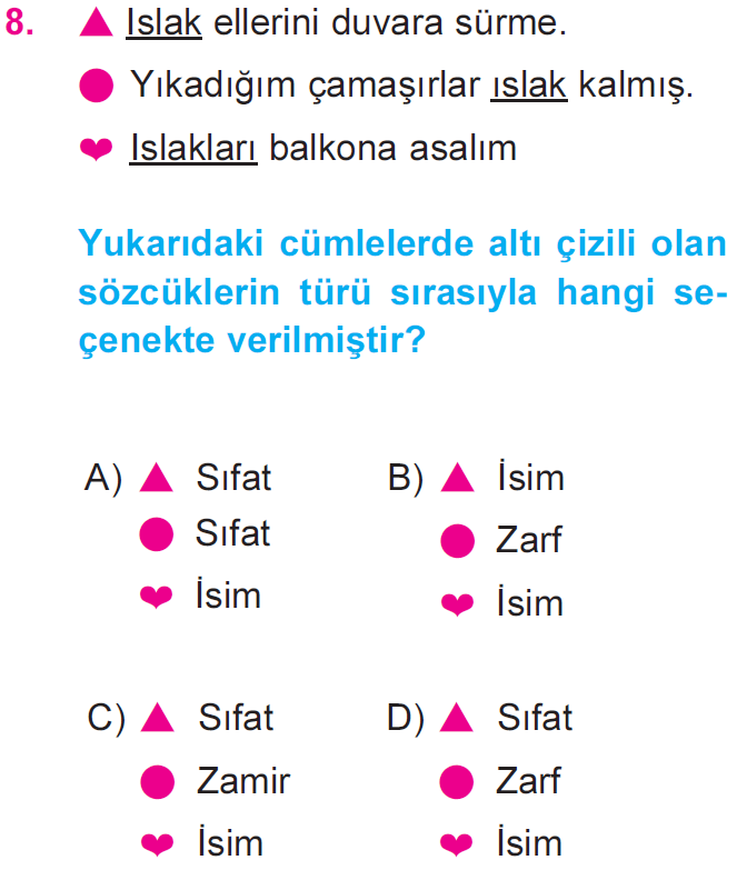 4. Sınıf Türkçe Genel Değerlendirme Testi Çöz
